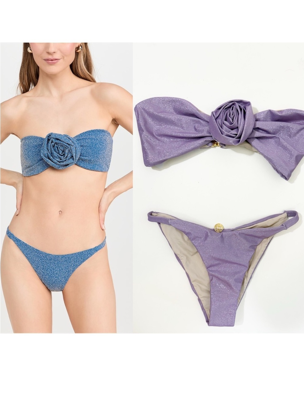NWT Bahia Maria Orianna Bikini Swimsuit Size Large